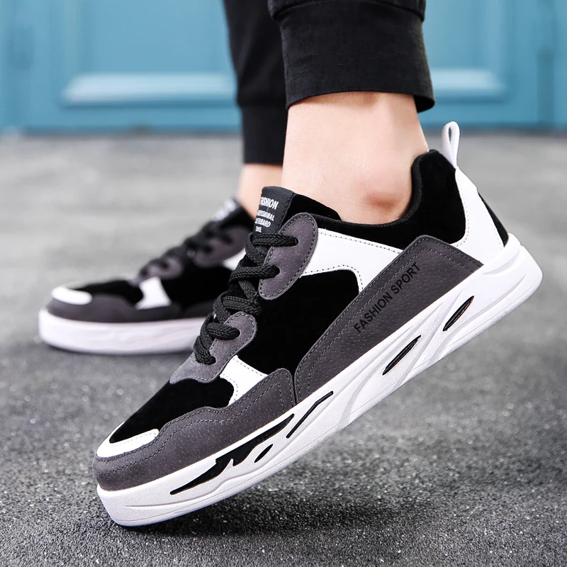 Autumn/winter Round Toe Men's Casual Shoes Students Skateboarding Warm Flat Running Low Top | Спорт и развлечения