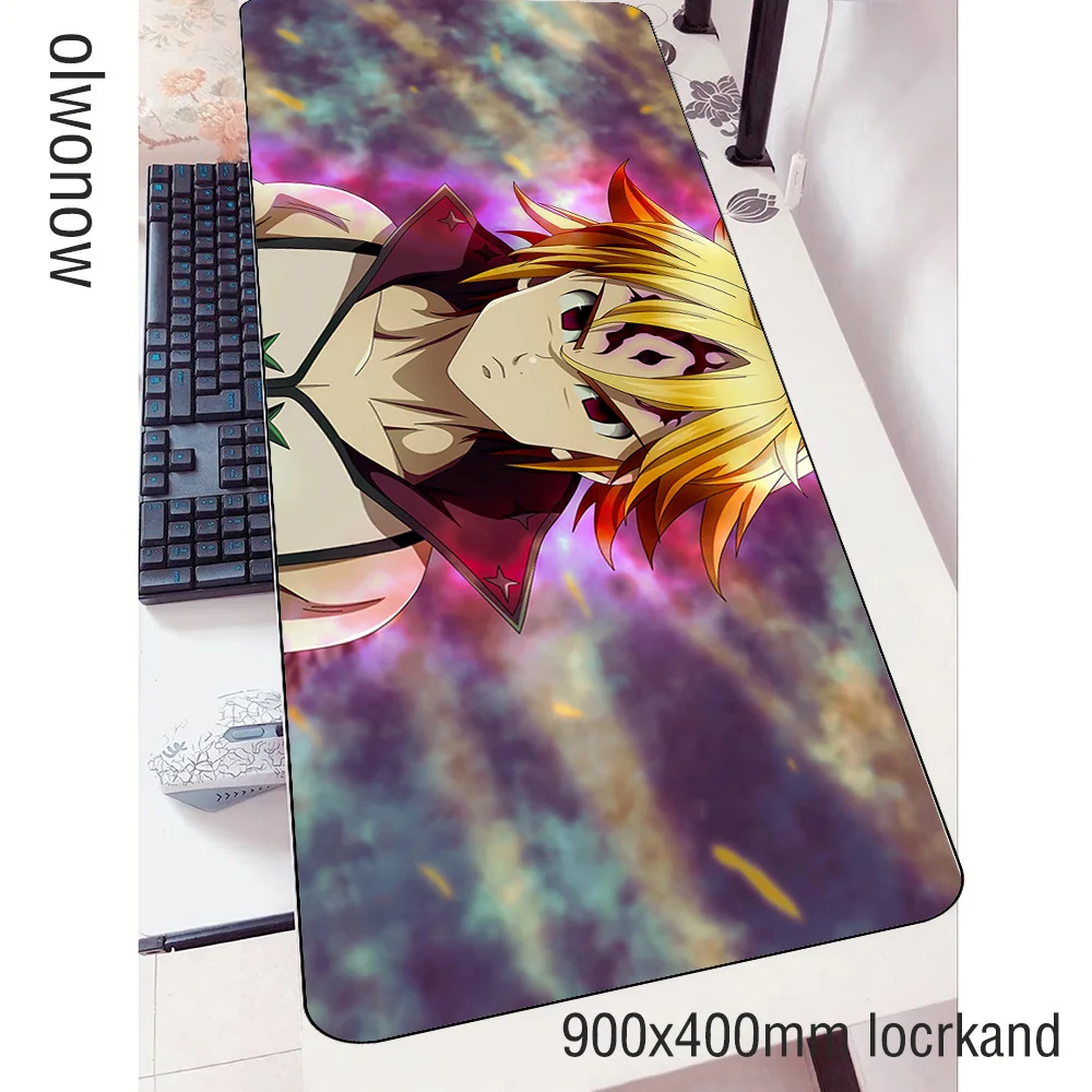 Коврик для мыши nanatsu no taizai 900x400x3 мм игровой коврик на заказ компьютерный стол