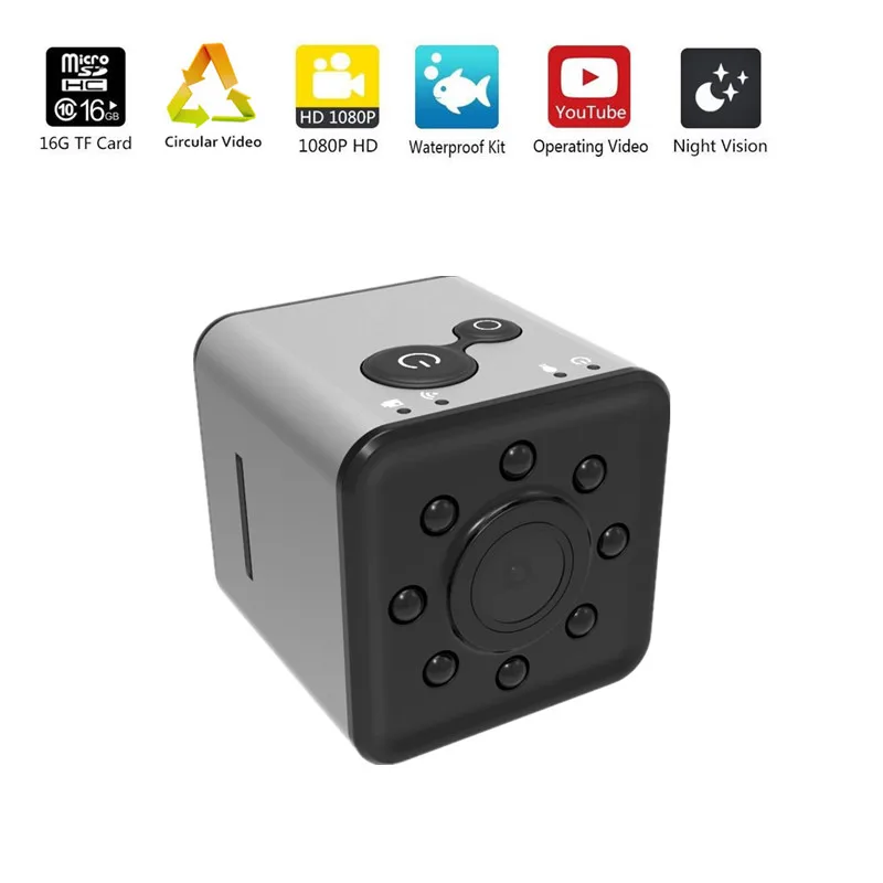 Мини камера SQ13 HD Wi Fi 1080P ночное видение|Компактные видеокамеры| |