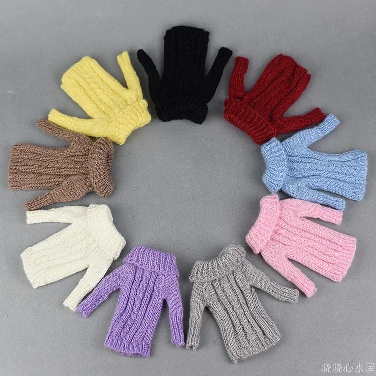 Новинка 2017 зимняя одежда свитер модная 4 цветов из хлопка и шерсти для 1/6 игрушек