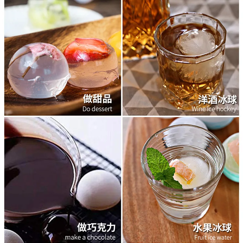Silicana хоккея на льду DIY большой Хоккей для виски коктейлей форма кубика льда Форма