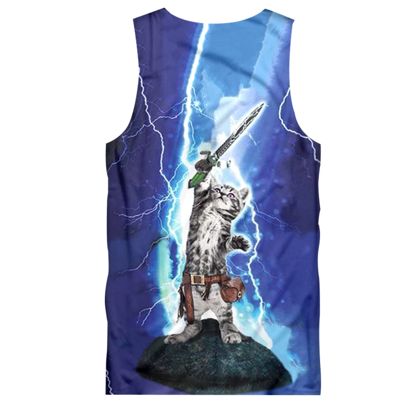 Модные сексуальные майки без рукавов для мужчин безрукавка с объемным 3D принтом