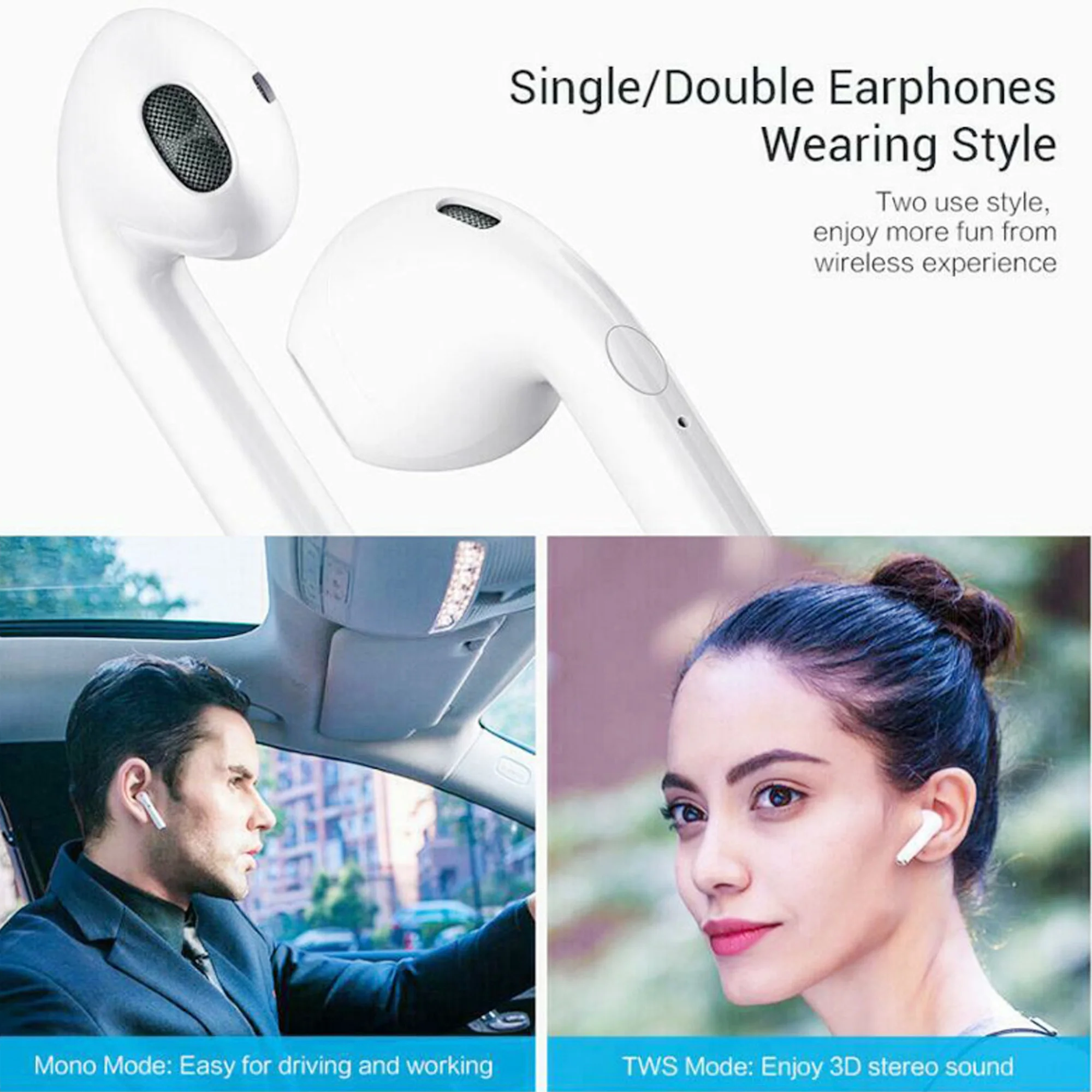 I9 I9S TWS беспроводные наушники портативные 5 0 Bluetooth гарнитура невидимые для всех