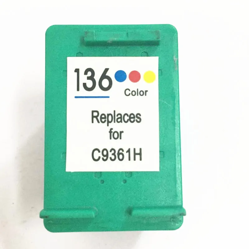 

einkshop 136 Compatible Ink Cartridge Replacement for hp 136 Deskjet 5443 D4163 6213 Photosmart 2573 C3183 D5163 PSC 1513