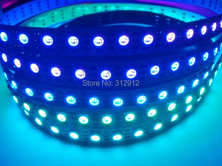 5 м DC5V WS2812B led pixel srip водонепроницаемый в силиконовой трубке 96 шт. WS2812B/m с пикселей