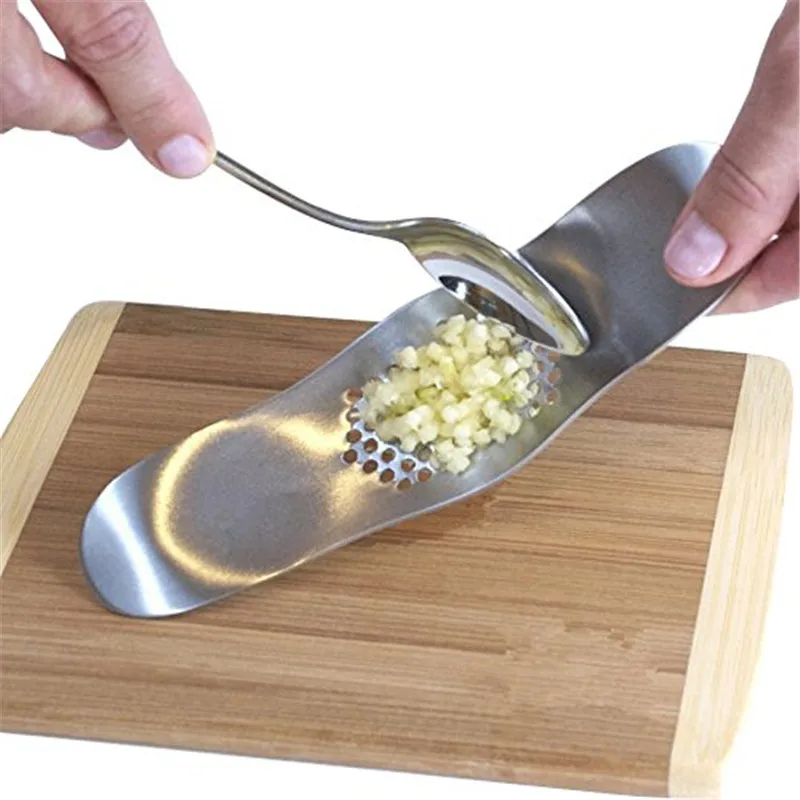 Пресс дробилка для чеснока из нержавеющей стали|cooking tools|kitchen gadgetsgarlic press crusher |