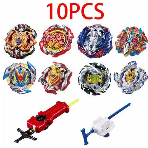 8PCS-13 Набор Beyblade Burst Bey Blade Toy B-119 002 B-92 металлический Funsion Bayblade ящик для хранения 111-100 с ручкой пусковой установки детские игрушки - Цвет: 8PCS-13