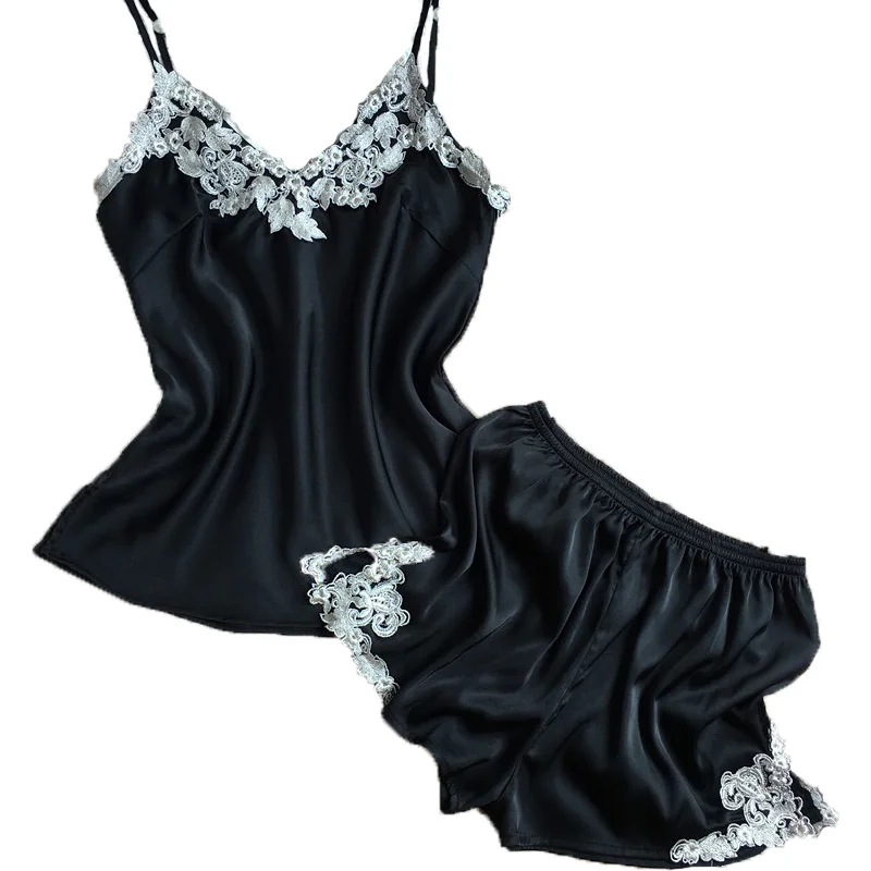 Бесплатная доставка хит продаж 2019 одежда для сна сексуальный пижамный комплект