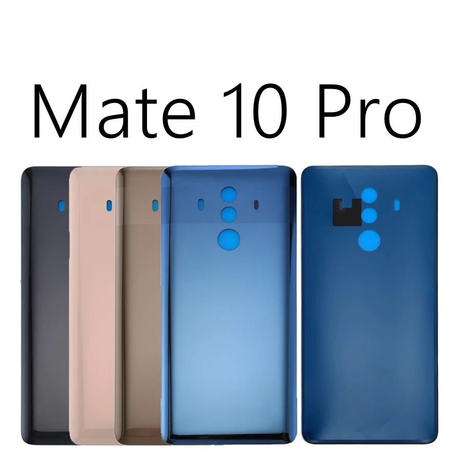 Оригинальный Стекло чехол на заднюю крышку для Huawei Mate 10 Pro Замена задней двери