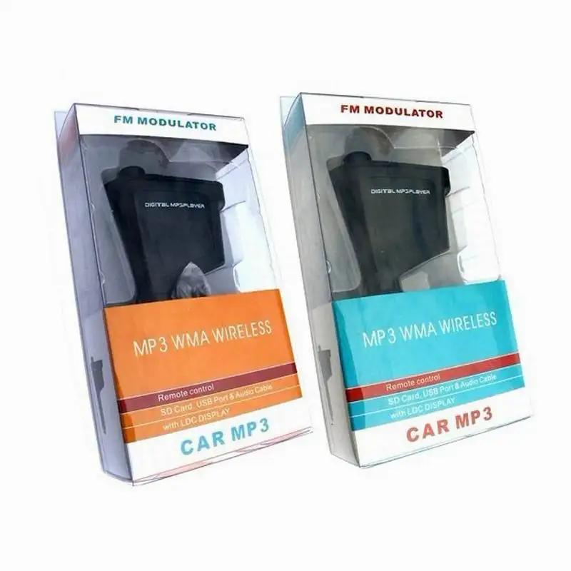 Wholesale Pipe Car MP3 Player Wireless FM Transmitter Radio Modulator with USB SD Remote Control LED Screen Hands Free | Автомобили и