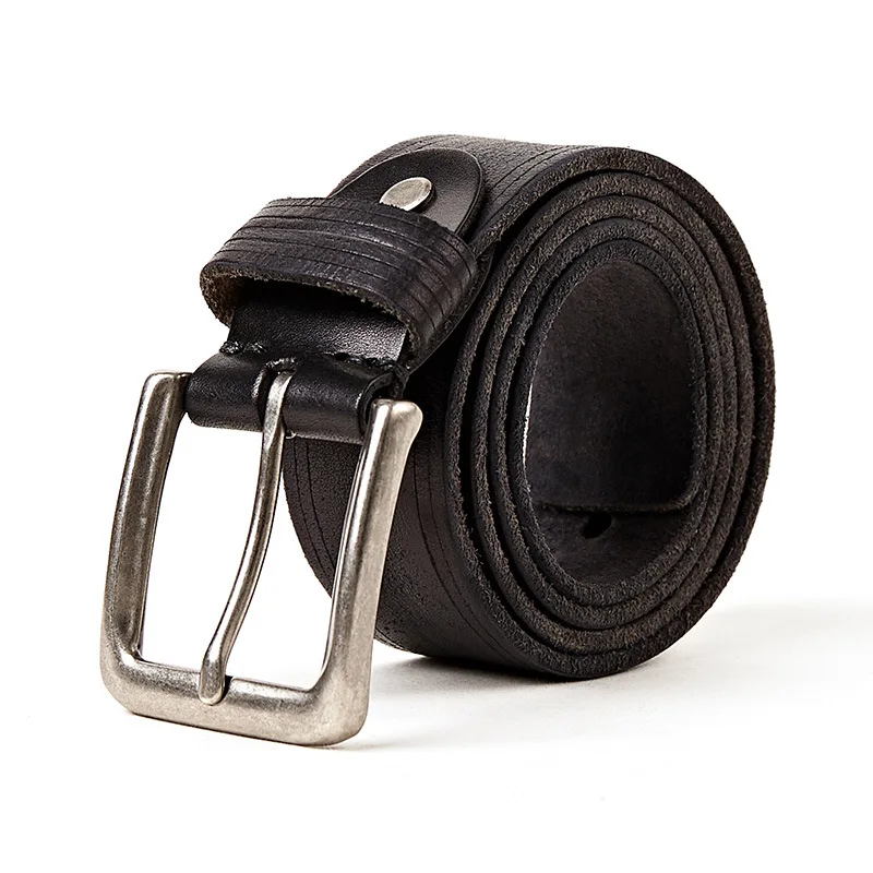 561 New Fashion Men's wide Belt men and Women Cowhide Leather Belts Pure Leather Male Belt