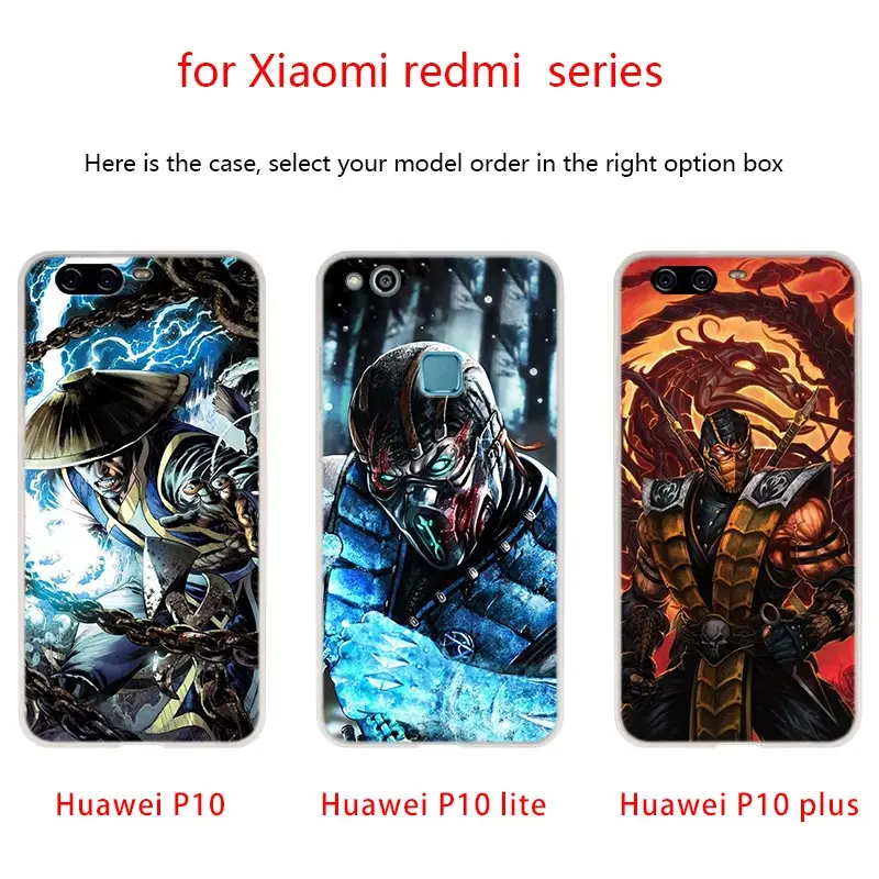 Mortal Kombat ТПУ чехол для телефона мягкие чехлы Huawei P40 P30 P20 Pro P10 P9 Lite p30lite p40lite P samrt Z 2020