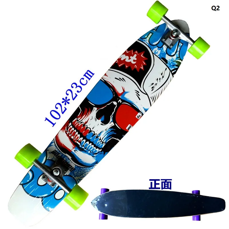 Стиль Лонгборд полный 117 см 110 см 107 см 93 см доска для серфинга старшеклассник один удар скейтборд полный