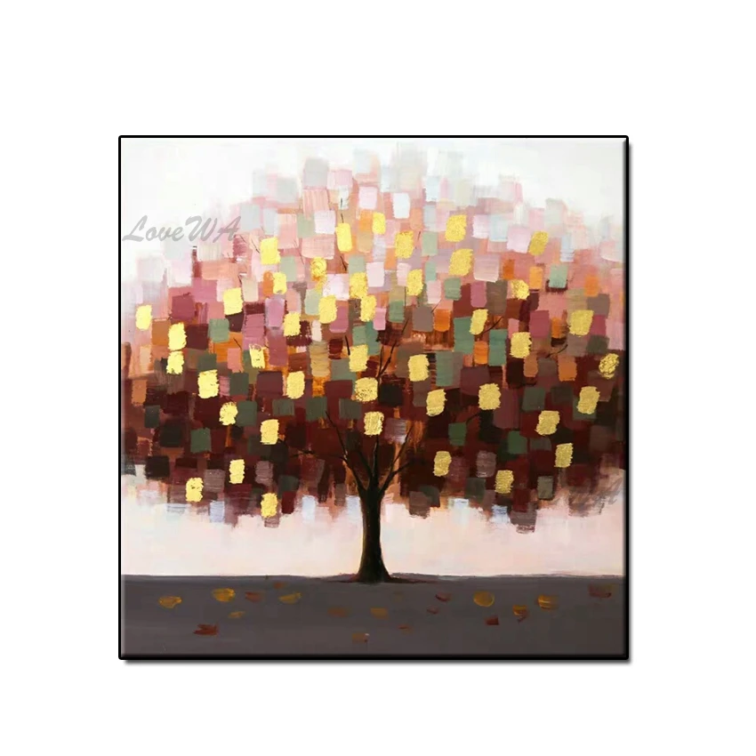 

Love Wall Art Lovely Fruit Trees 100% Handmade Pictures Oil Painting On Canvas Modern Abstract Wall Picture Paintings Unframed