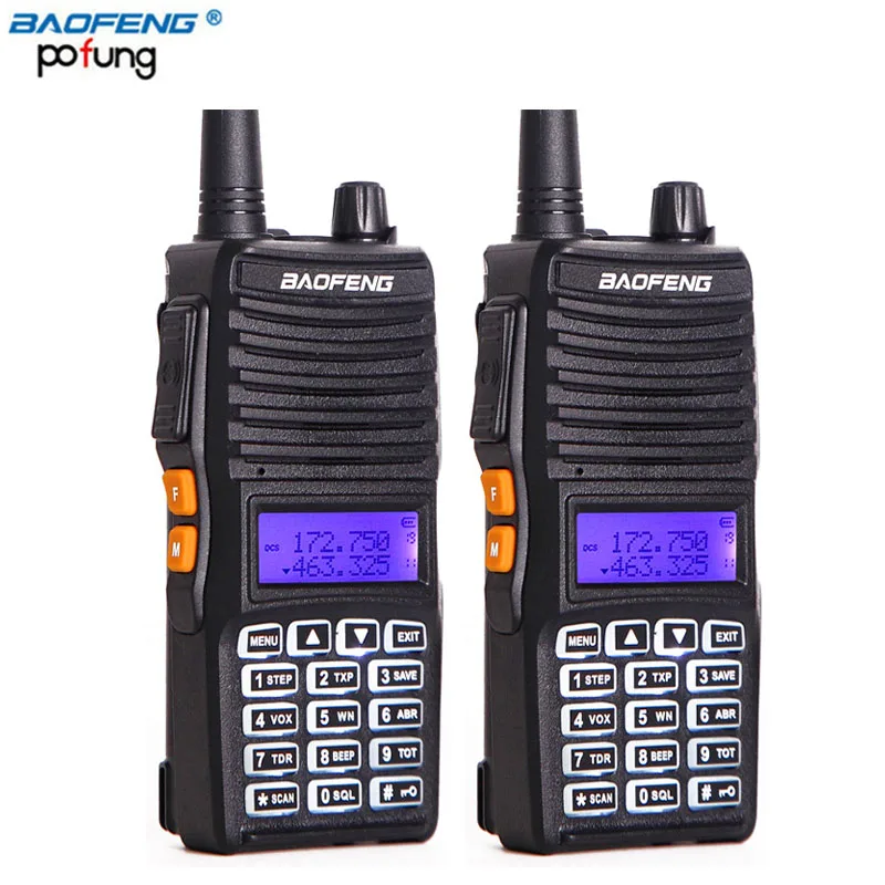 Рация Baofeng UV-82(II) дальнего радиуса действия 10 км 2 шт. Двухдиапазонная 136-174/400-520 МГц