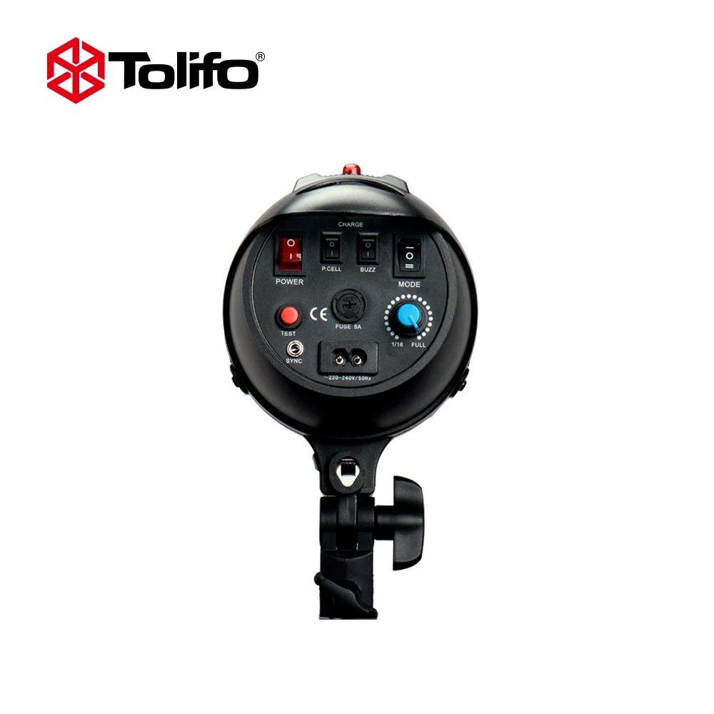 Tolifo EG 250B 5600K фотостудия стробоскоп фотовспышка 250 Вт Студия Flashgun с креплением Bowens