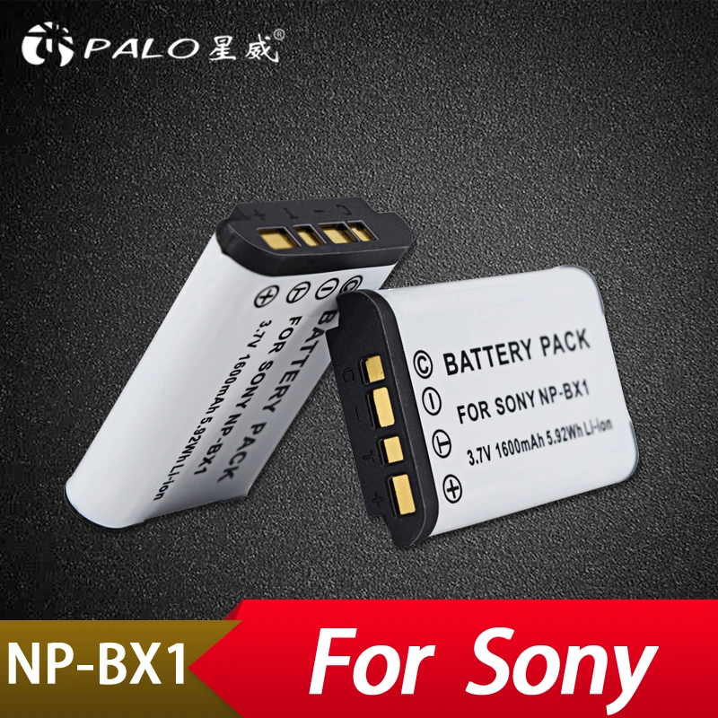 Palo 2 шт. Bateria NP BX1 NPBX1 np bx1 Батарея для Sony DSC RX100 WX500 HX300 WX300 HDR AS100v AS200V AS15 AS30V AS300|Цифровые