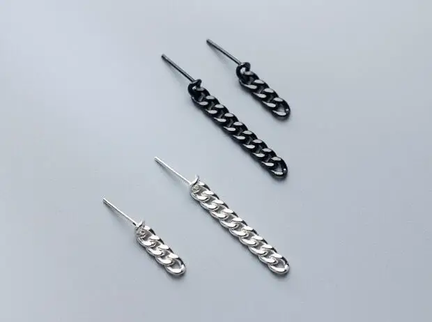 

Серьги-подвески Асимметричные из серебра 100% пробы, 925 пробы, 1 пара