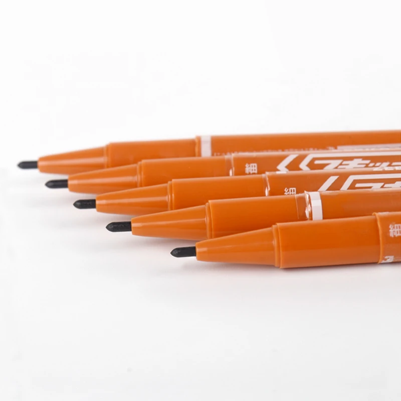 10 шт./лот хирургическая Ручка маркер с двойным наконечником для перманентного