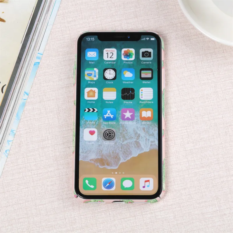 Мода милый кактус Цветочный Жесткий Пластик задняя крышка для Apple iphone 7 plus чехол