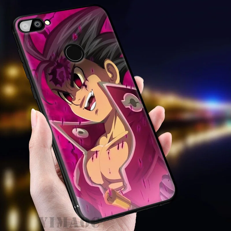 Мягкий чехол YIMAOC The Seven Deadly Sins для huawei Honor View 20 10 8X8 8C 6A 7A 7X 7C Lite Pro Y9 Y7 Y6 Prime 2018 2017 |