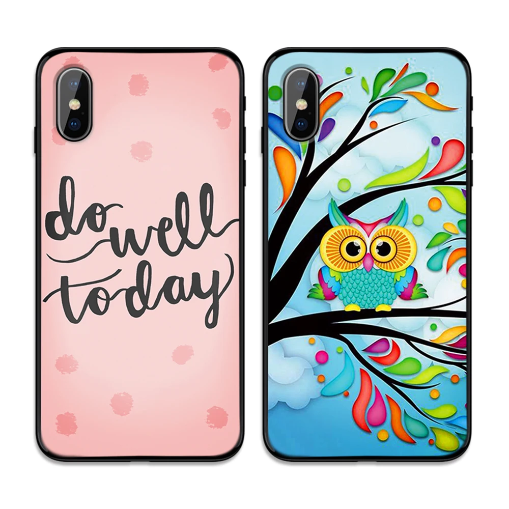 Милый Рождественский Мягкий чехол из ТПУ для Apple iPhone 6 6S 7 8 Plus 5 5S SE X XS MAX XR
