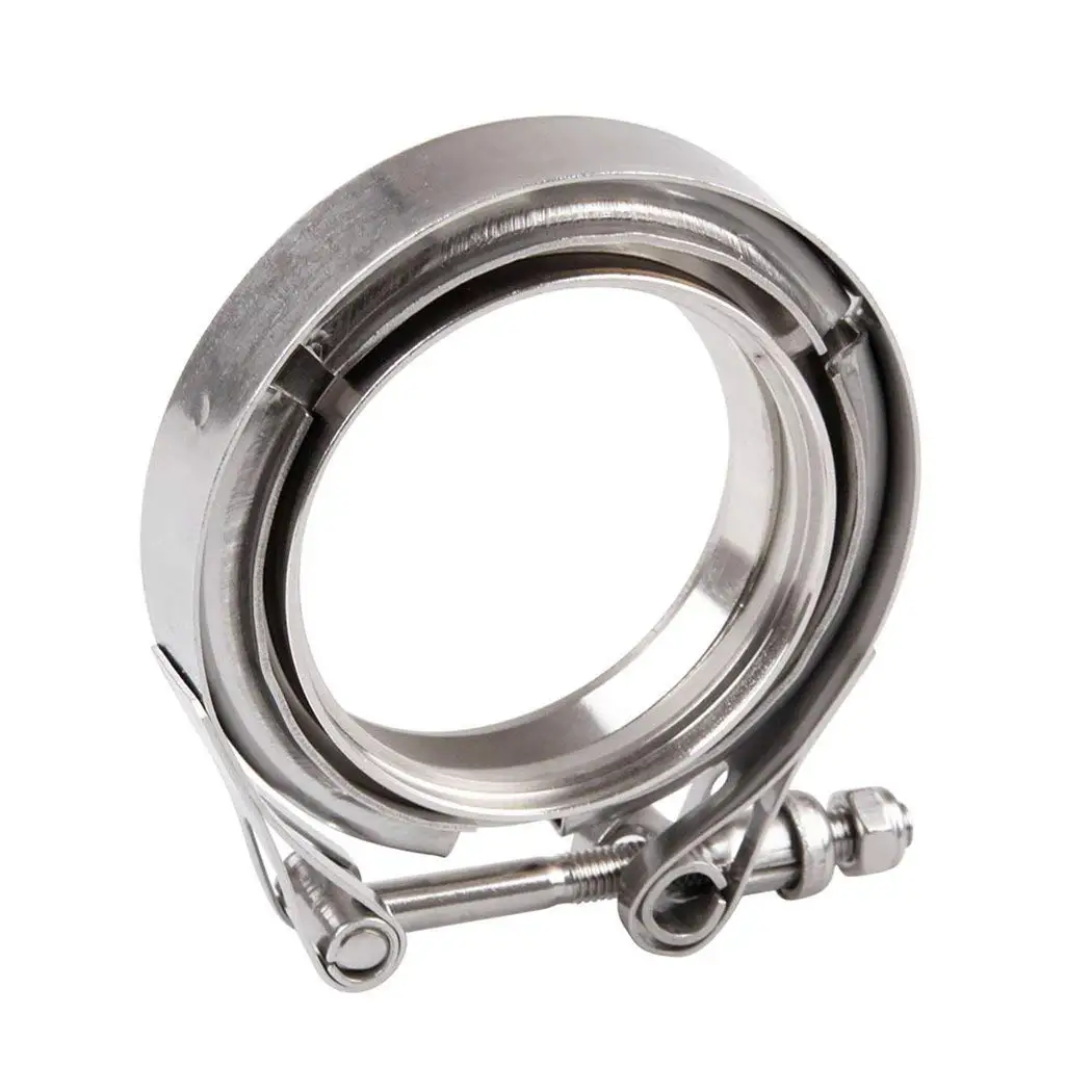 4Inch V-Band Clamp with Flanges Turbo Exhaust Intercooler Downpipe Stainless | Автомобили и мотоциклы