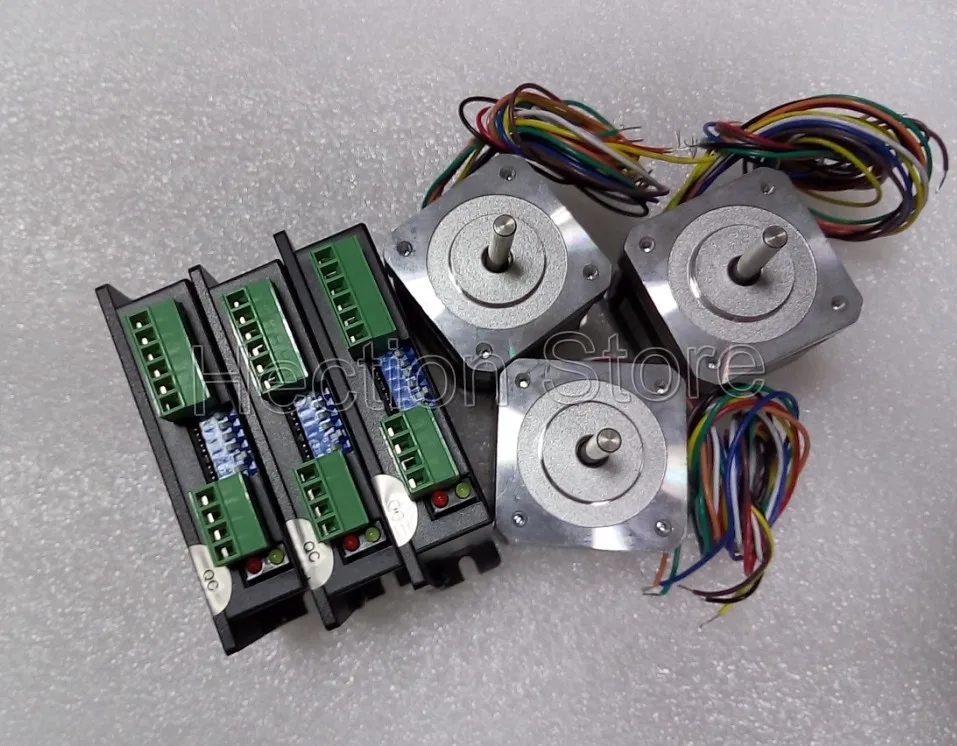 Оптовая продажа 6 шт. в партии система 3D принтера включает 3 шаговый двигатель NEMA 17