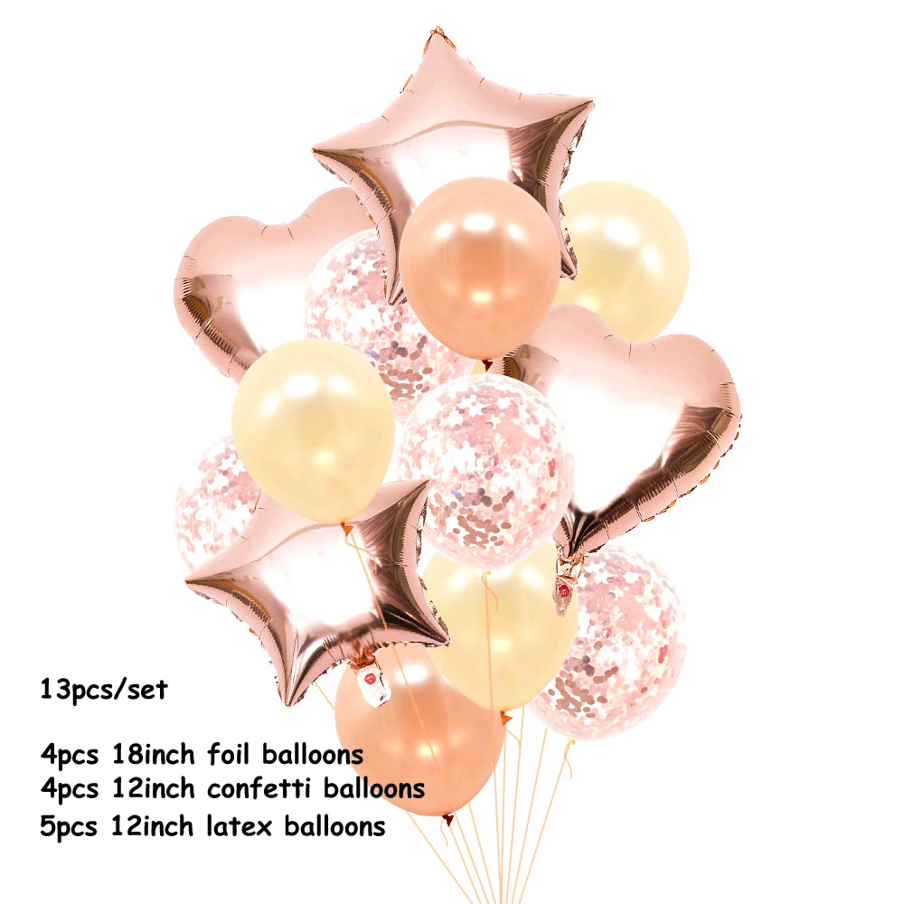 Baloons PJ024 Украшения для дома, аксессуары для 1-го дня рождения, фольгированные шары, украшения для дня рождения, Детские вечерние воздушные шары для празднования - Цвет: Baloons PJ024