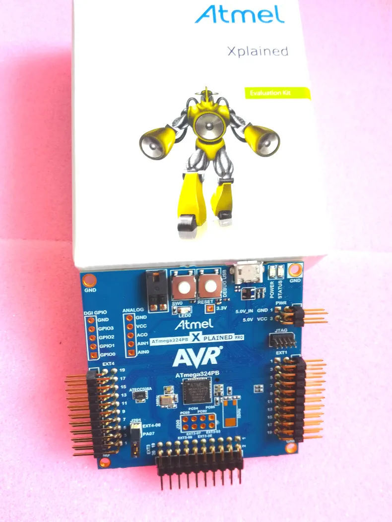 Макетная плата AVR ATMEGA324PB Xplained Pro ATMEL для автомобилей с процессором|atmel xplained|board