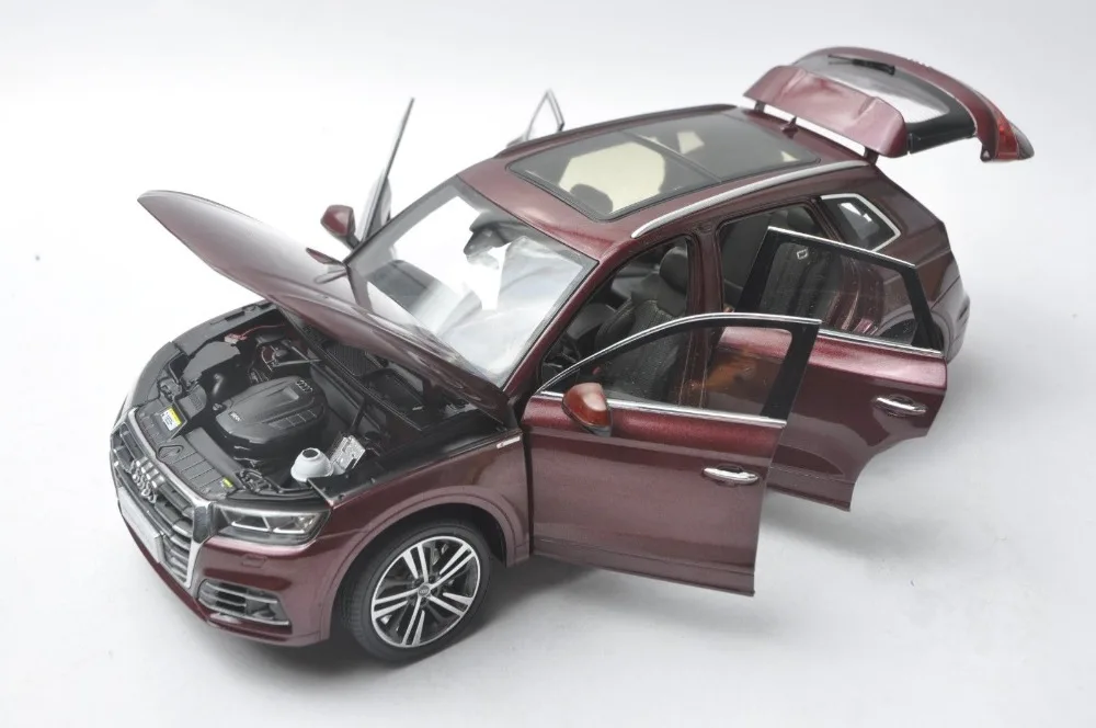 1:18 литая модель для Audi Q5L Q5 2018 красный новый внедорожник сплав игрушечный