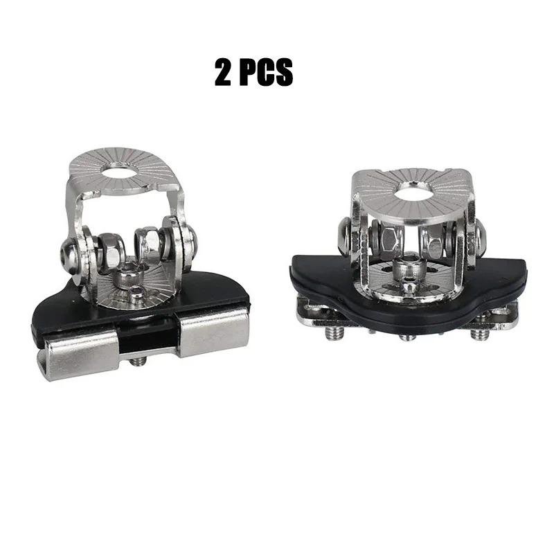 2pcs 1 пара/4x капюшон из нержавеющей стали светодиодный рабочий светильник кронштейн держатель зажима для Lada 4x4 SUV Лодка Грузовик универсальный автомобиль внедорожный - Цвет: 2pcs
