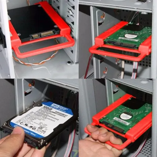 KingDian Новый Универсальный 2 5 дюйма до 3 SSD HDD переходник из экологического пластика