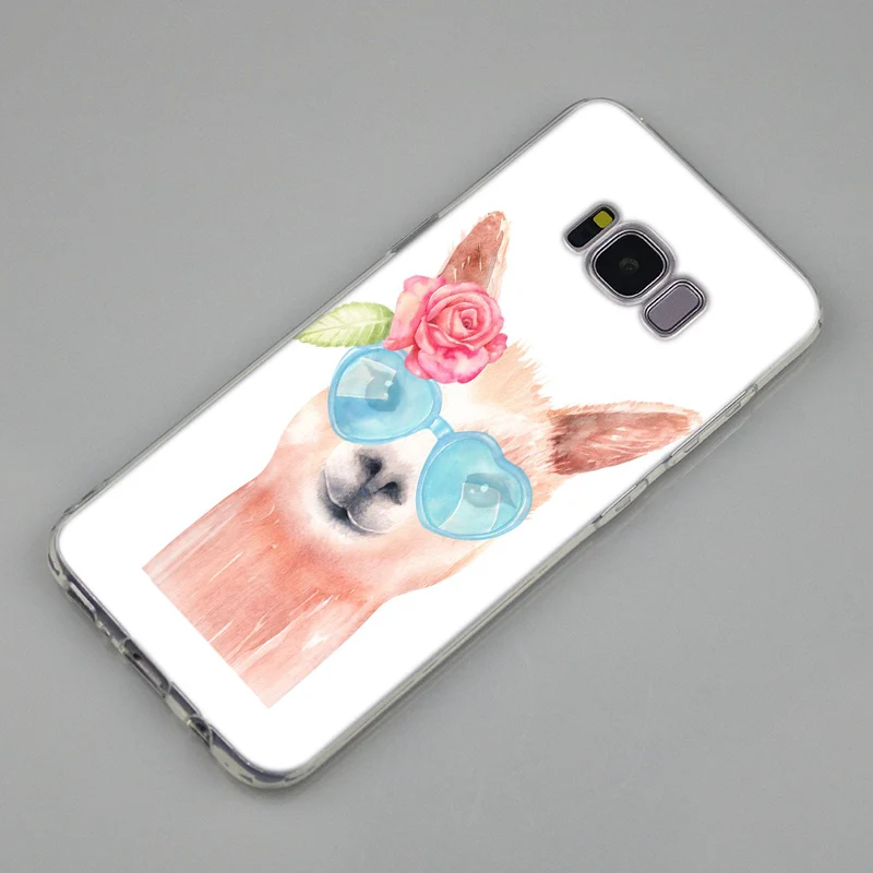 Горячий Альпака лама прозрачный мягкий силиконовый чехол для Samsung Galaxy Note 10 Plus 5 S8 S9