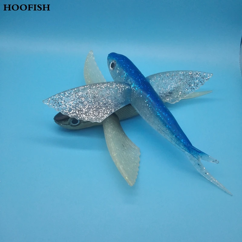 HOOFISH 120 г/22 см летающая рыба бионические приманки Мягкая приманка тунец масло