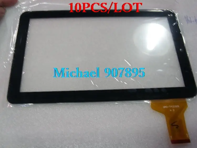 

10pcS 10.1inch OPD-tpc0305 tablet pc capacitive touch screen panel glass digitizer noting size and color