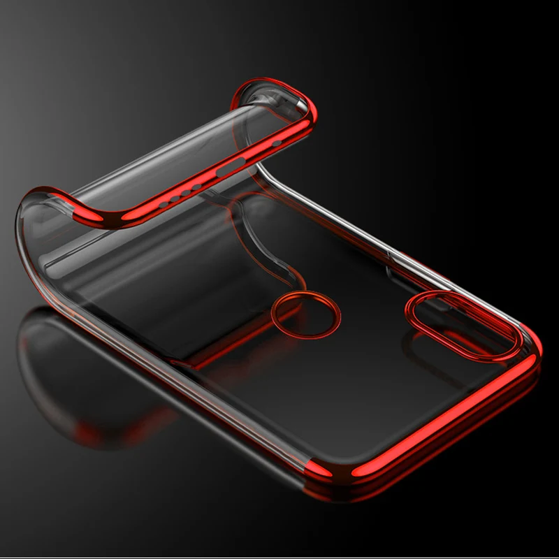 Transparent Plating Case For Xiaomi Redmi Note 5 Pro S2 Cover Ultra-Thin Soft TPU Note5 Phone #12 |