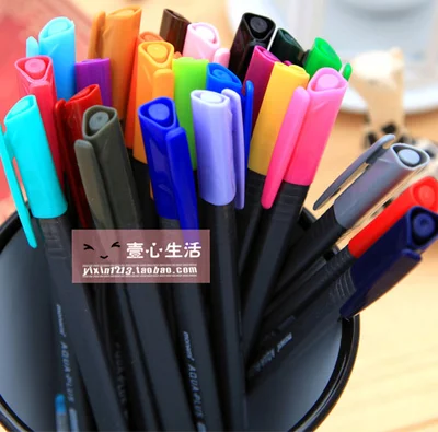 30pcs Color Gel pen Office supplies Triangular pen body 16cm longth free shipping