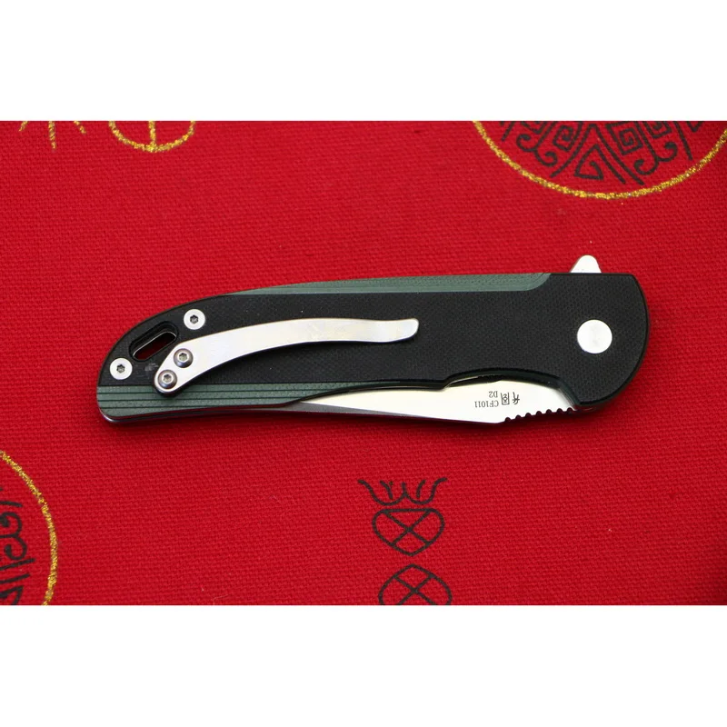 TIGEND CF1011 Флиппер складной нож D2 лезвие G10+ стальная ручка Кемпинг Охота Открытый выживания карманные Кухонные Ножи EDC инструменты