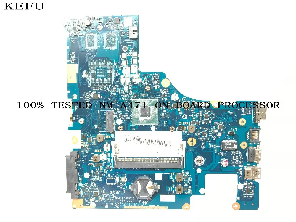 KEFU STOCK 100% NEW BMWC1/BMWC2 NM A471 материнская плата для ноутбука LENOVO 300 15IBR на процессоре N3050 /