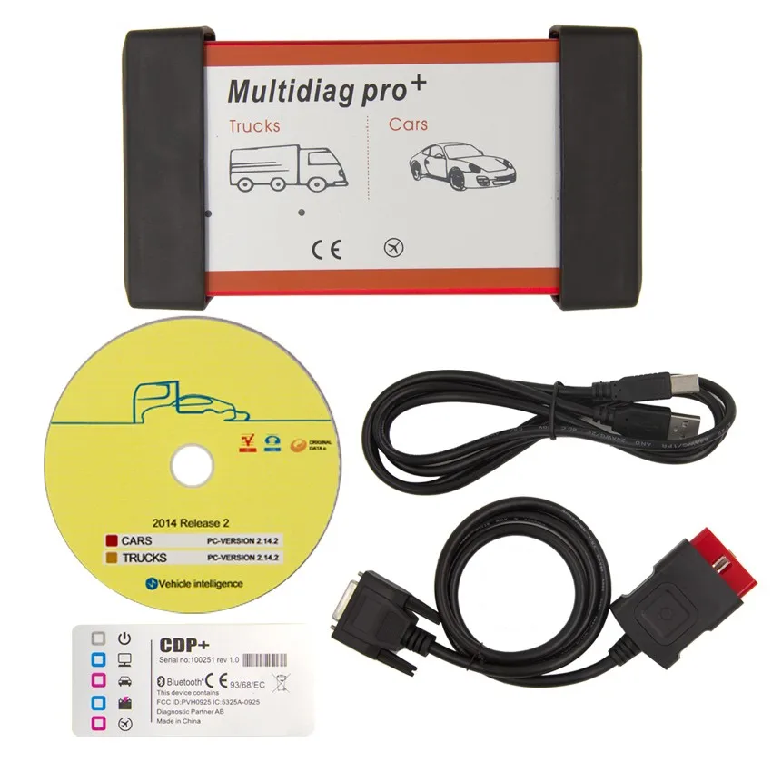 2017 Новинка 2015 3 Multidiag Pro VD TCS CDP Plus Bluetooth двойная печатная плата 2014. R2 с Keygen OBD2 сканер