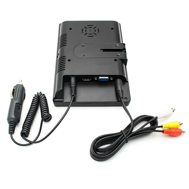 Новый 7 дюймов 800x480 TFT цветной ЖК монитор парковки автомобиля видео с HDMI VGA AV вход