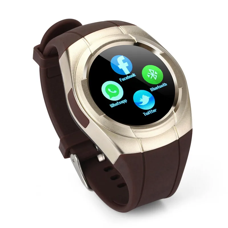 696 T60 Смарт-часы Круглый Nano SIM карты памяти с Whatsapp Facebook фитнес Бизнес Smartwatch для Android