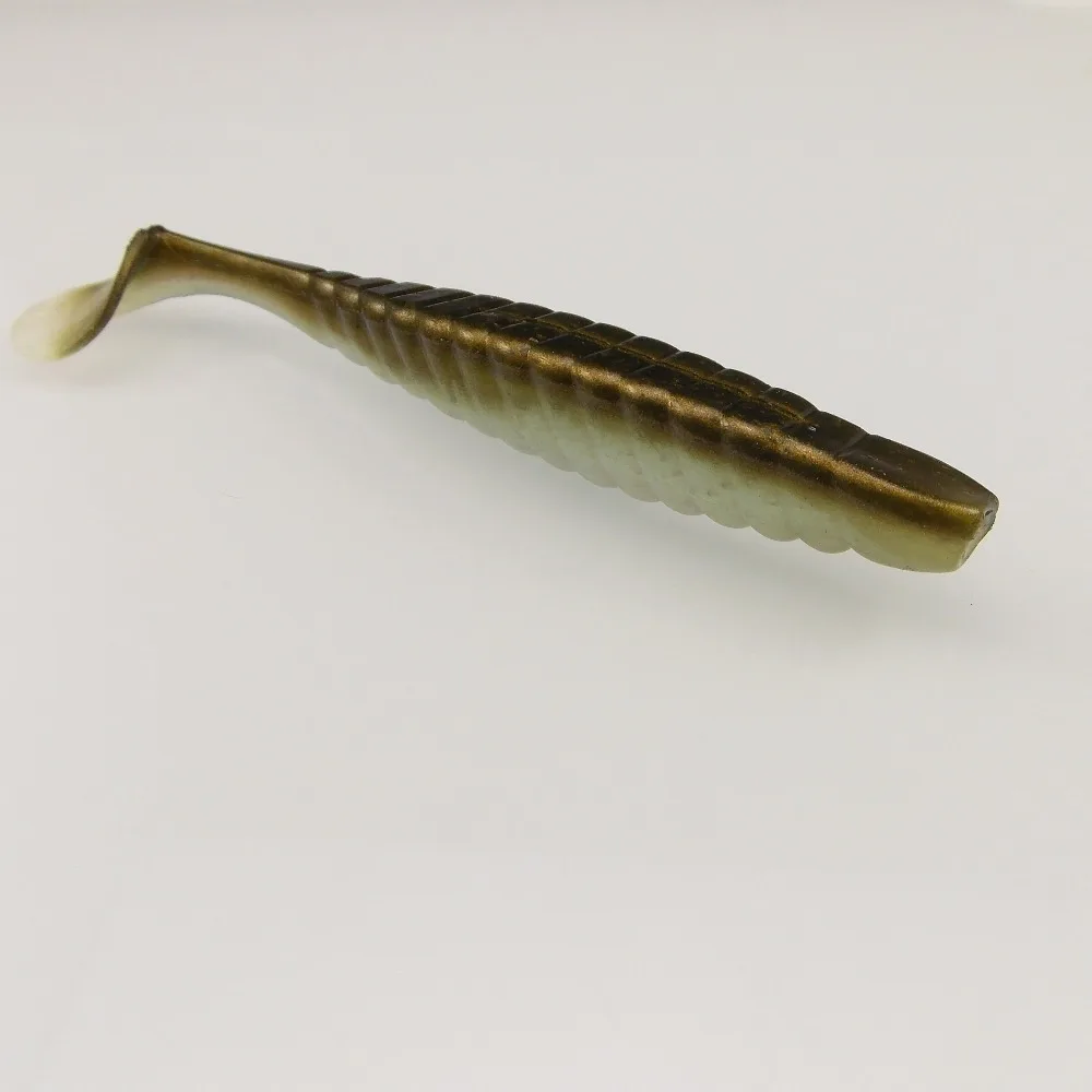 ESFISHING новинка Мягкая приманка рыболовная Т хвост воблеры Shad 90 мм 5g 6 шт. ловля