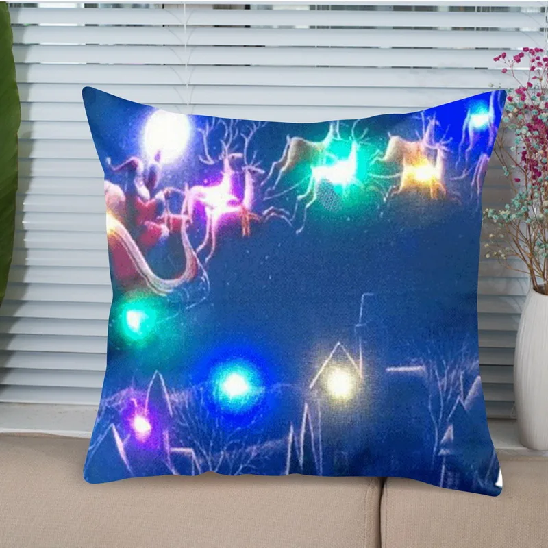 Hoomall 45x45 см Светодиодная Диодная светящаяся светодиодная крышка льняные одеяла