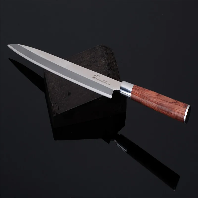 Японский нож сашими для левой руки 11 дюймов немецкие кухонные ножи из