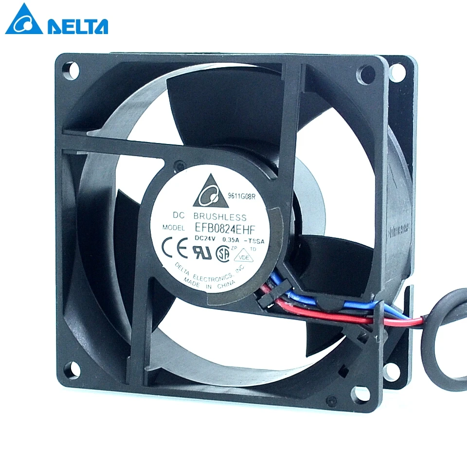 EFB0824EHF 8032 80 мм 24В 0.35A Emerson CT инверторный охлаждающий вентилятор для Delta 80*80*32 мм|cooling