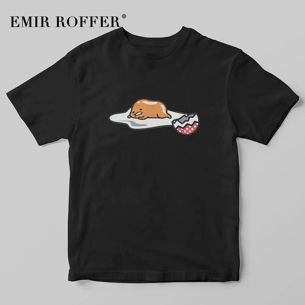 EMIR ROFFER модная футболка с принтом яиц Женская забавная графическая 90 s милая