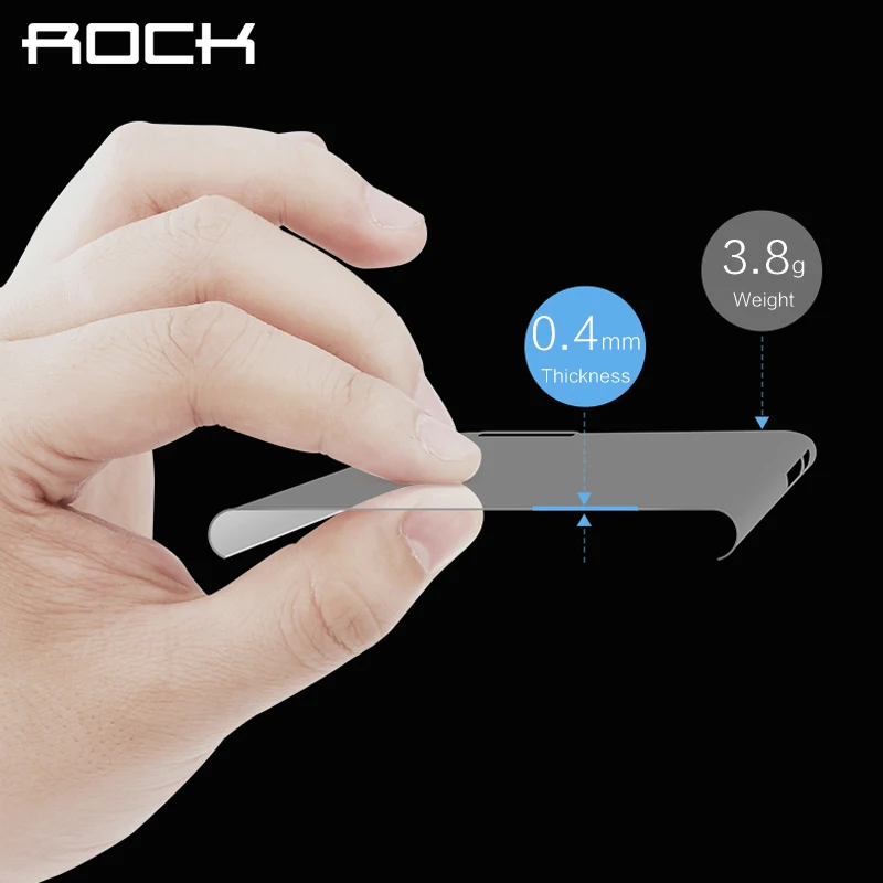 Чехол для iPhone 7 8 ROCK матовый чехол телефона из поликарбоната 8plus толщина 0 4 мм
