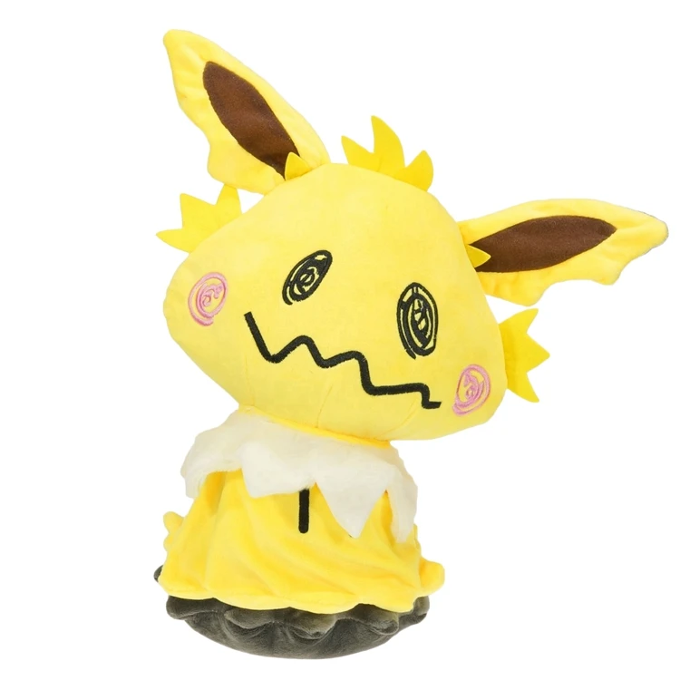 Цвет: желтый 30 см Mimikyu Косплей Eevee плюшевые куклы мягкие игрушки - Цвет: Цвет: желтый